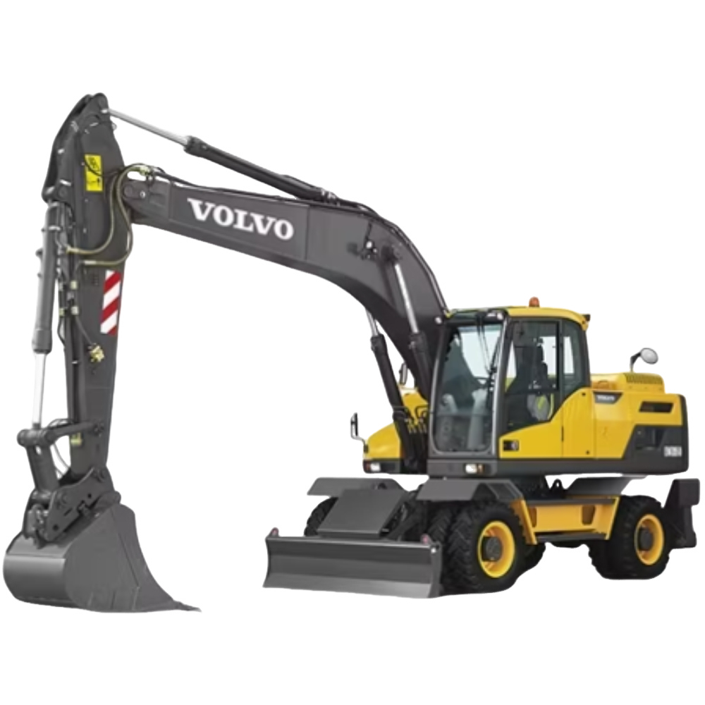 New Volvo EW205D Wheeled Excavator for Sale side view