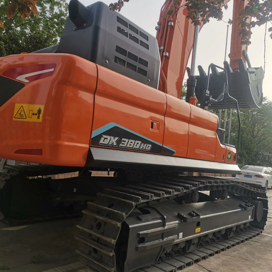 New Develon DX380 Excavator for Sale rear side view