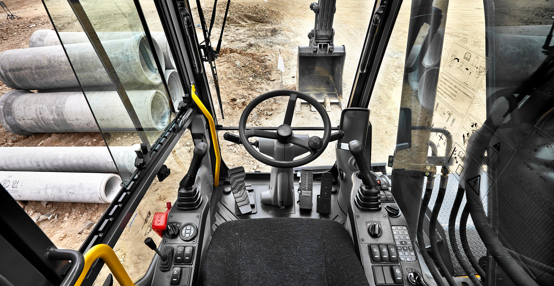 New Volvo EW205D Wheeled Excavator for Sale rear side view