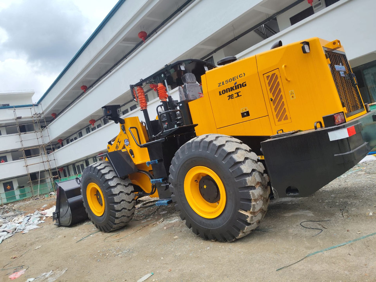 New Lonking ZL50E(C) Wheel Loader for Sale front view