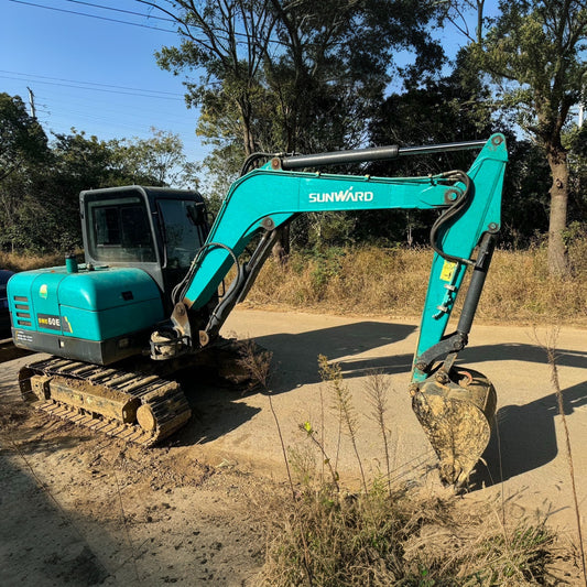 Used Sunward SWE60E Excavator for Sale side view