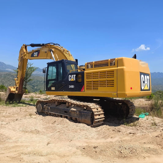 Used Caterpillar 349D2 Excavator for Sale side view