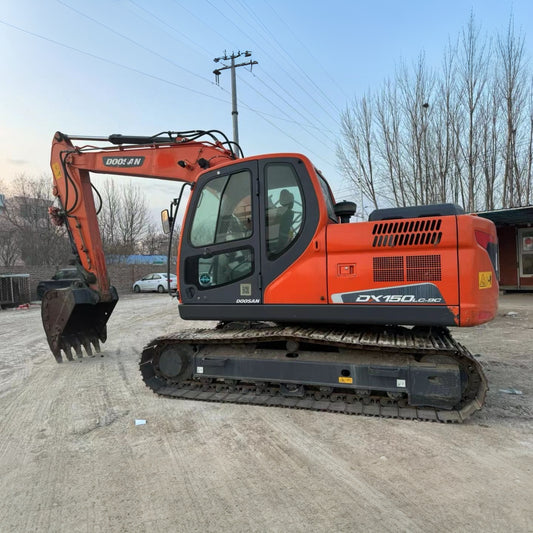 Used Doosan DX150LC-9C Excavator for Sale side view