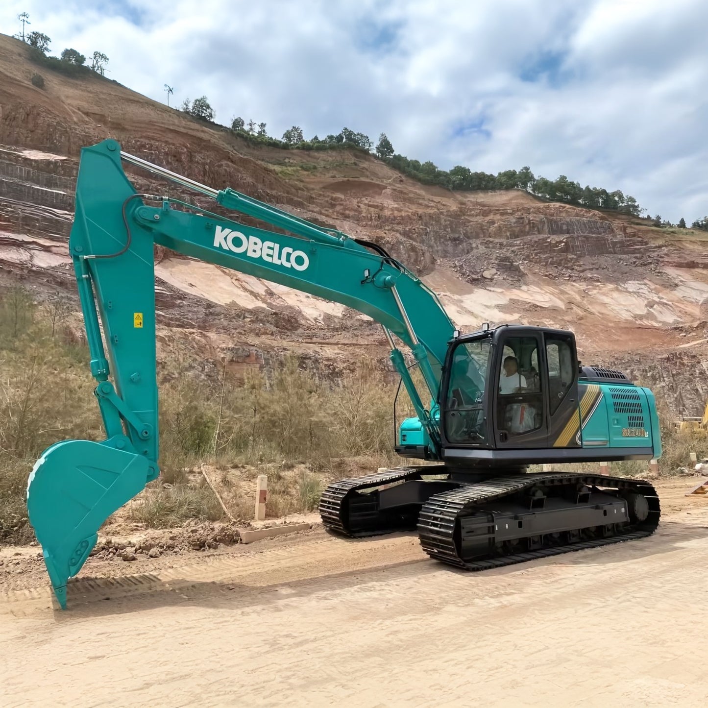 Used Kobelco SK240LC-12 Excavator for Sale side view for sale