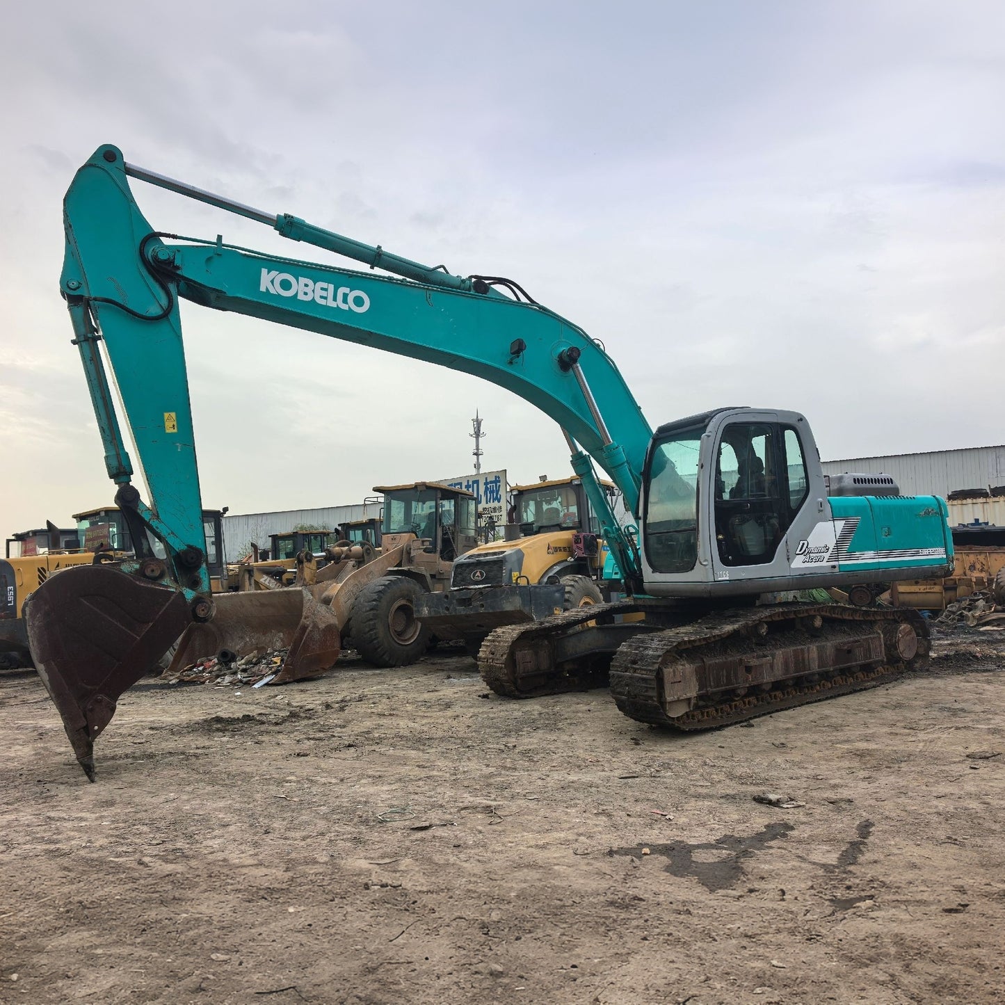 Used Kobelco SK230 Excavator for Sale side view for sale
