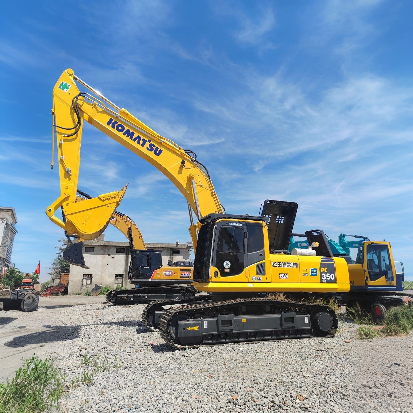Used Komatsu PC350-7 Excavator for Sale side view for sale