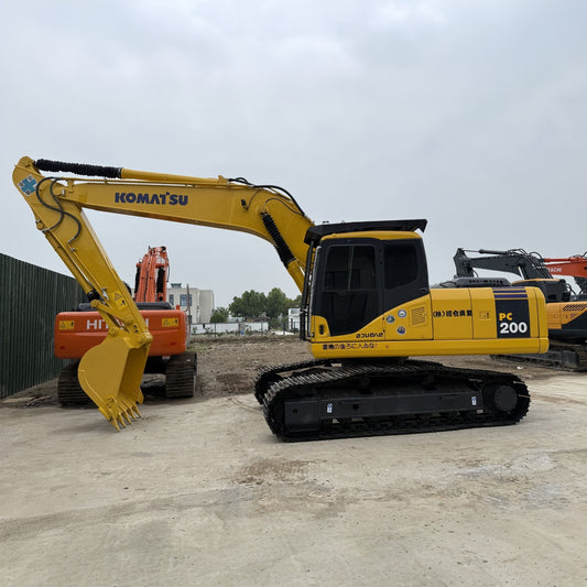 Used Komatsu PC200-8M0 Excavator for Sale side view for sale