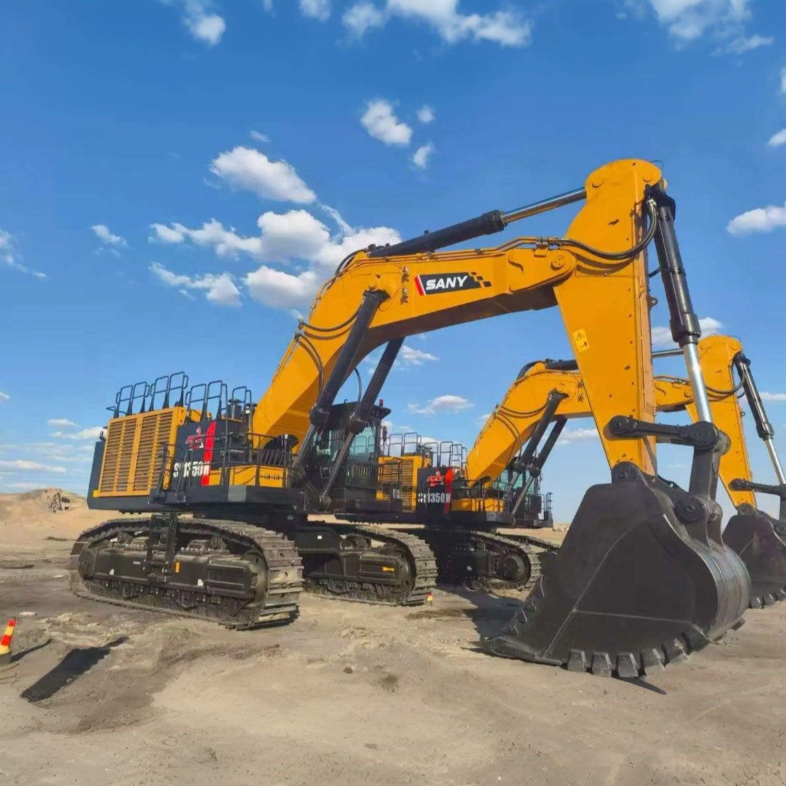 Used Sany SY1350H Excavator for Sale - Alternative Stock side view for sale