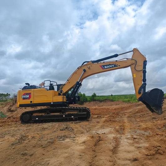Used Sany 415H Excavator for Sale side view for sale