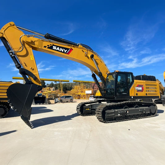 Used Sany SY550H Excavator for Sale side view for sale
