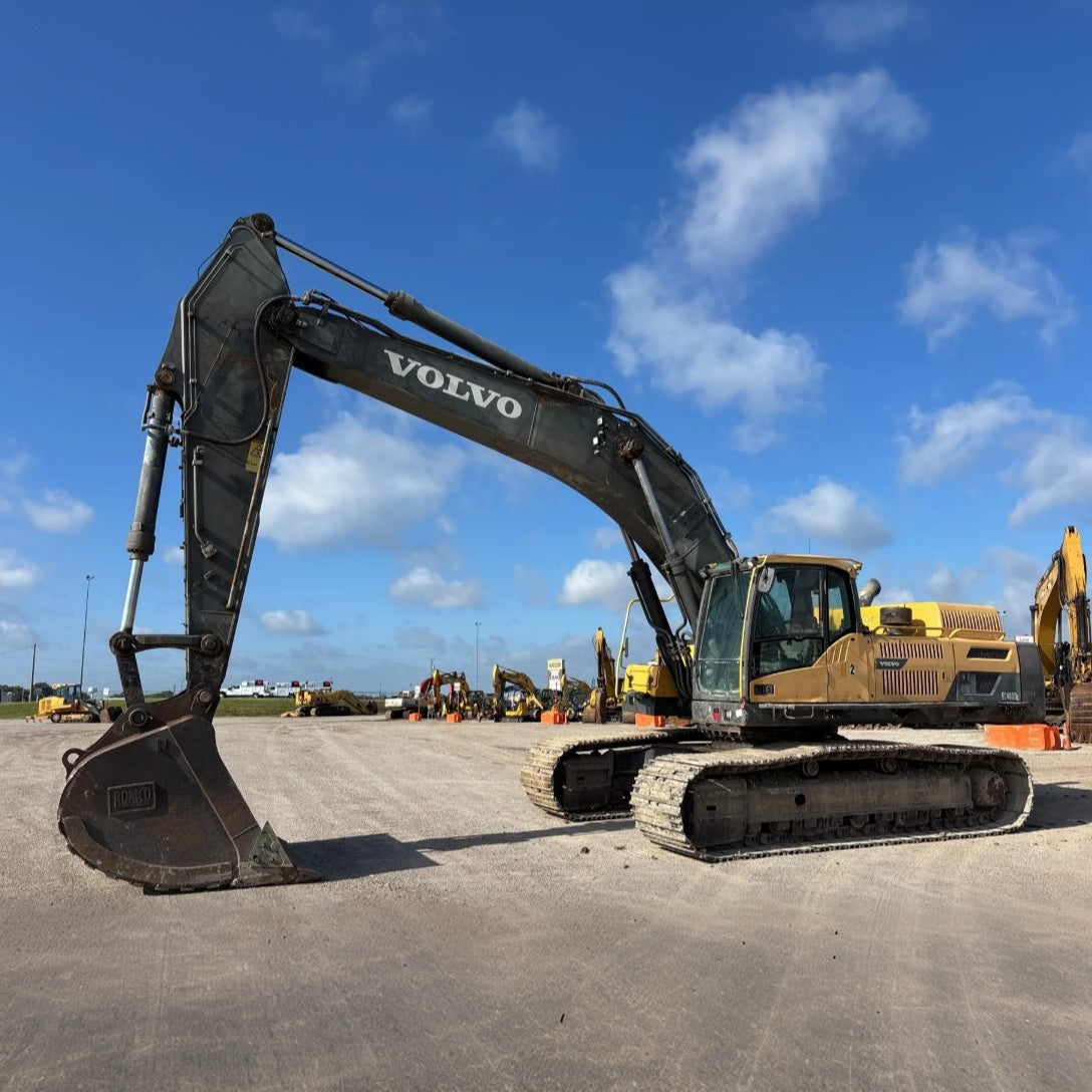 Used Volvo EC480DL Excavator for Sale side view for sale