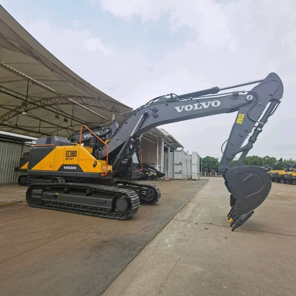 Used Volvo EC380DL Excavator for Sale side view for sale