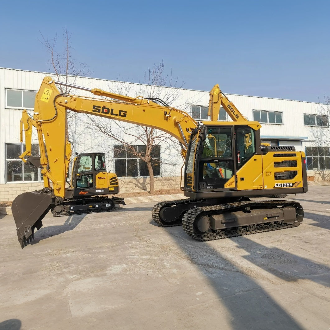 Used Sdlg E6135H Excavator for Sale side view for sale