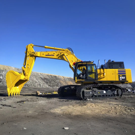 Used Komatsu PC650 Excavator for Sale side view for sale