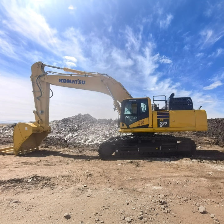 Used Komatsu PC520LC Excavator for Sale side view for sale