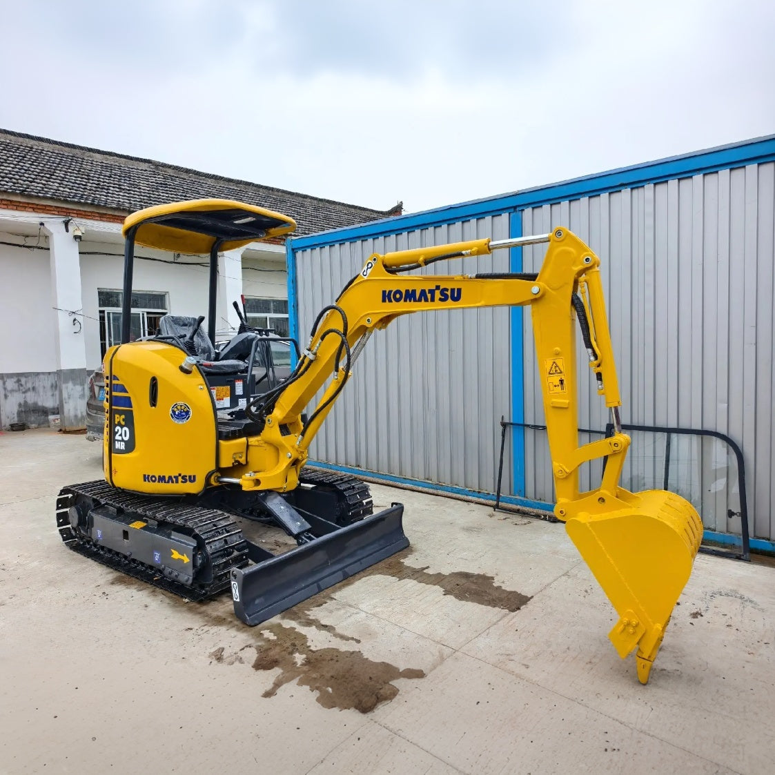 Used Komatsu PC20MR Excavator for Sale side view for sale