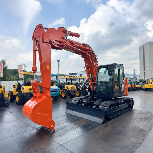 Used Hitachi ZX135 Excavator for Sale side view for sale