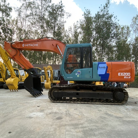 Used Hitachi EX200-3 Excavator for Sale side view for sale
