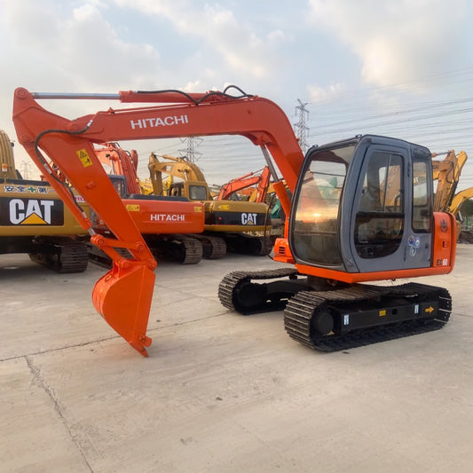 Used Hitachi EX60 Excavator for Sale side view for sale