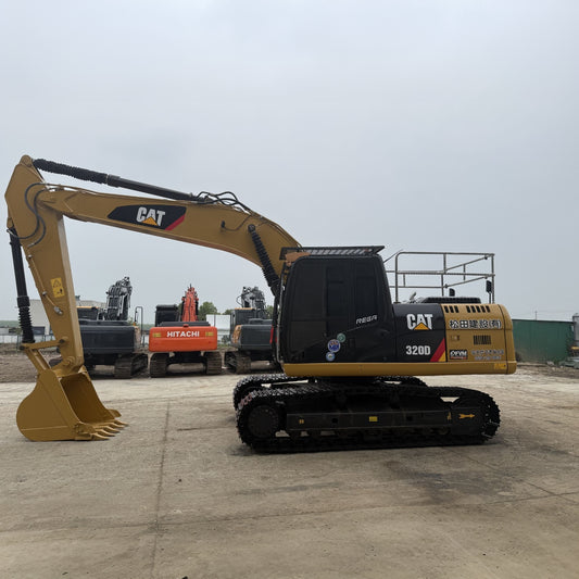 Used Caterpillar 320D Excavator for Sale side view for sale