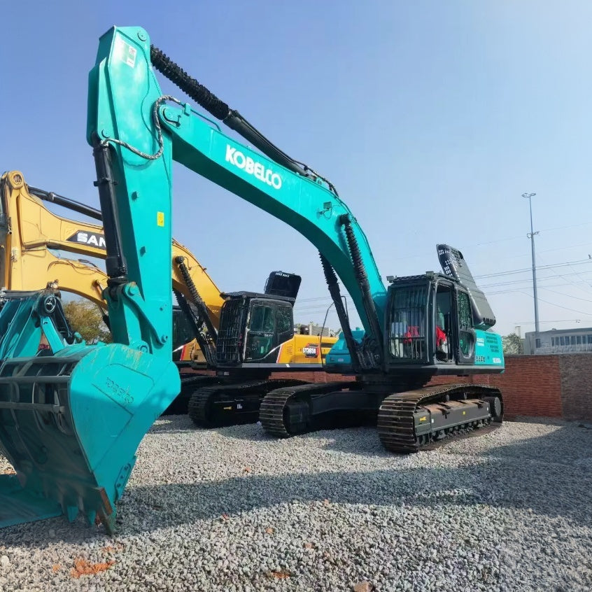 Used Kobelco SK350LC Excavator for Sale side view for sale