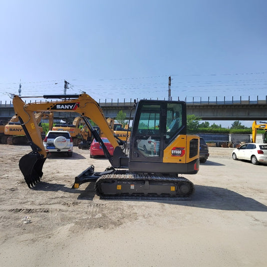 Used SANY SY55C Crawler Excavator for Sale - real inventory photo 1