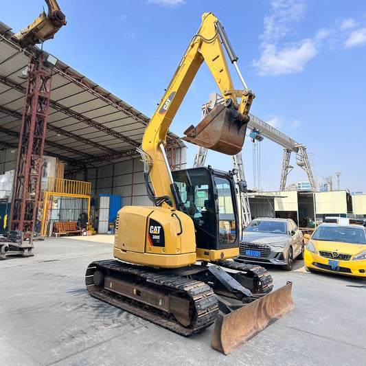 Used CAT 308E crawler excavator real inventory view 1