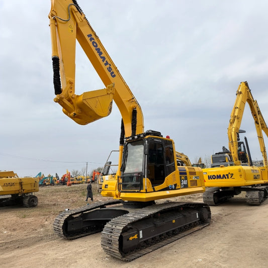 Used Komatsu PC240LC-8M0 crawler excavator real inventory view 1