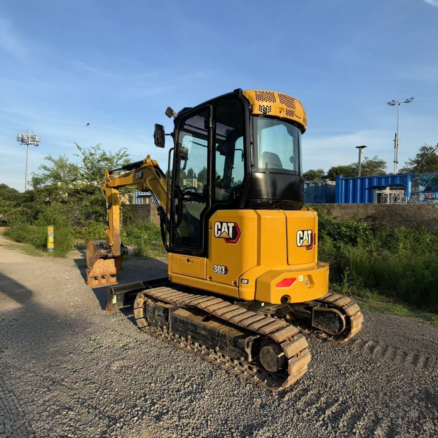 Used CAT 303CR crawler excavator real inventory view 1