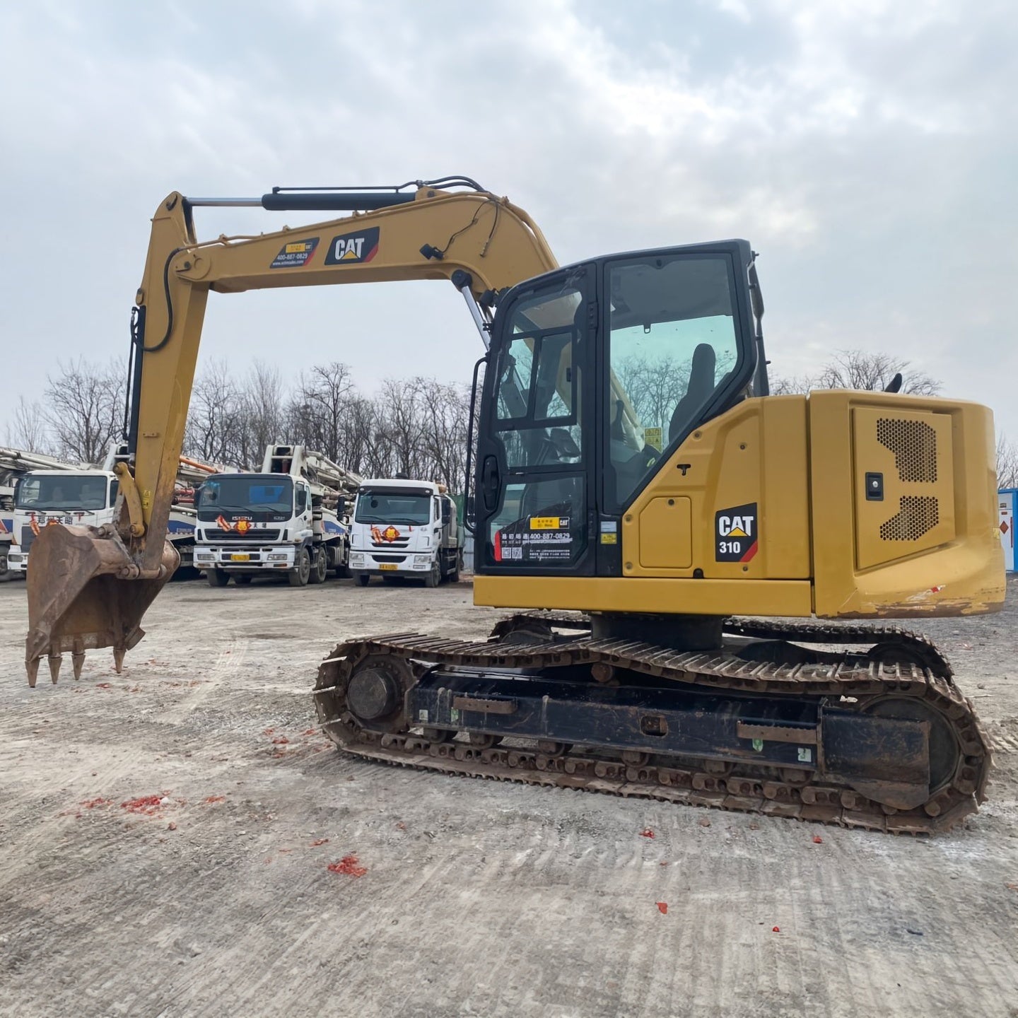 Used CAT 310 crawler excavator real inventory view 1