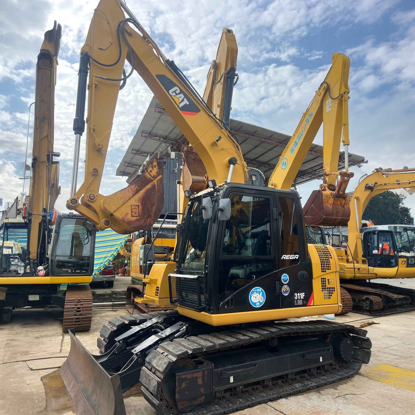 Used CAT 311FL RR crawler excavator real inventory view 1