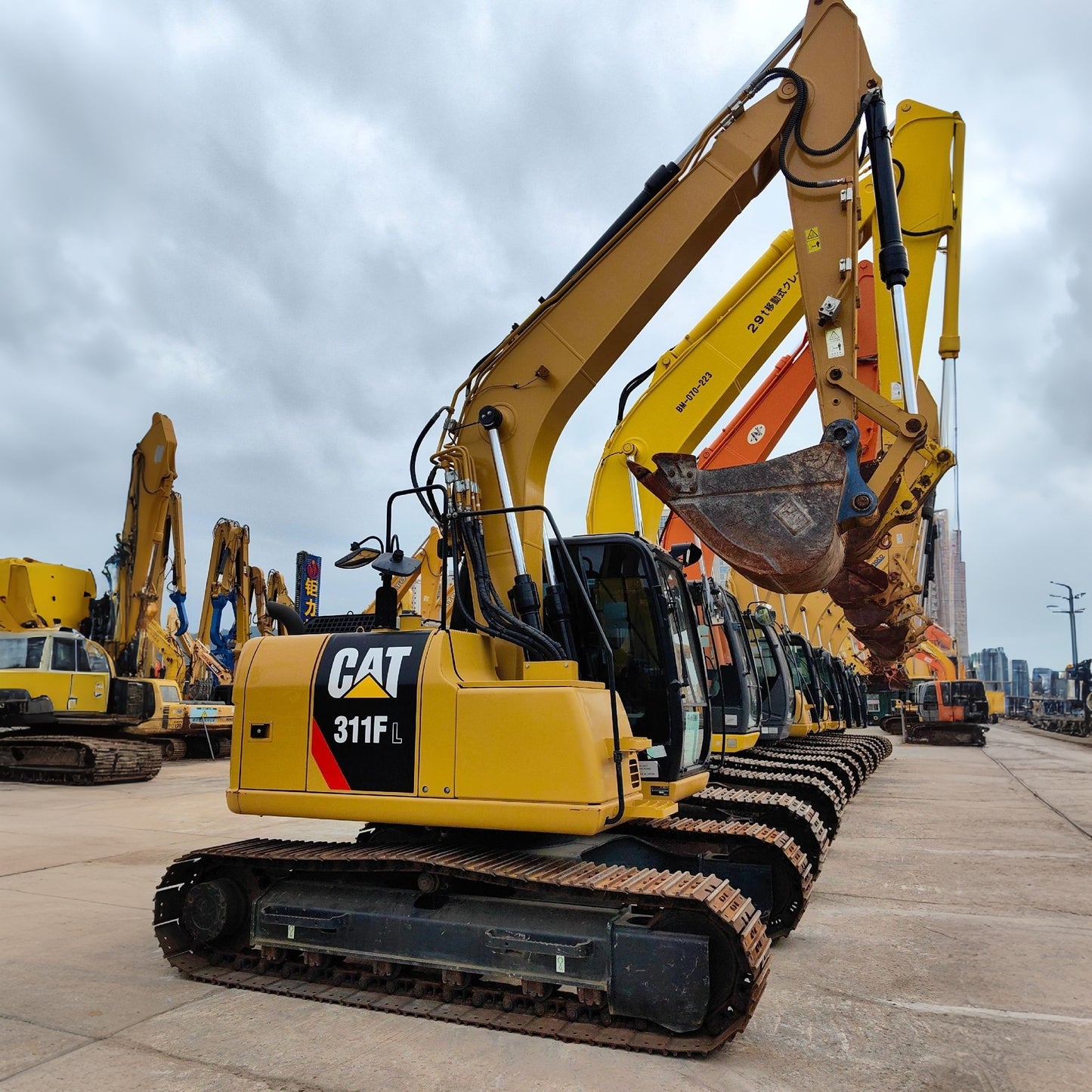 Used CAT 311FL crawler excavator real inventory view 1