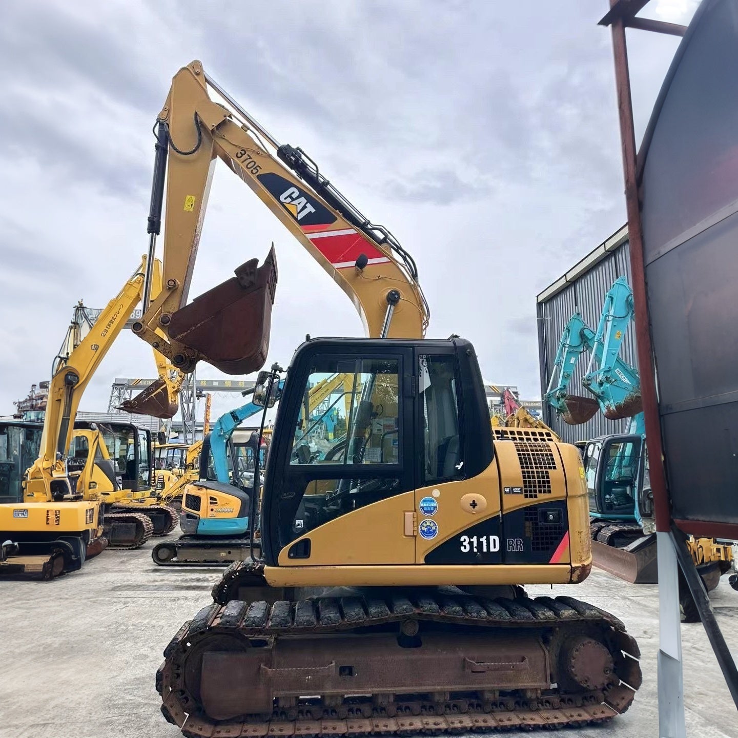 Used CAT 311D RR crawler excavator real inventory view 1