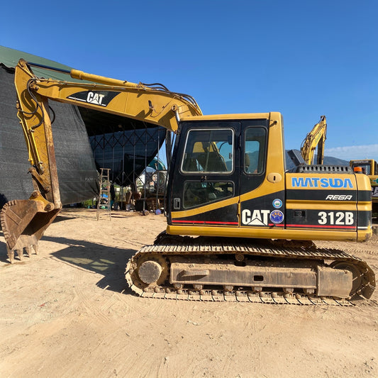 Used CAT 312B crawler excavator real inventory view 1