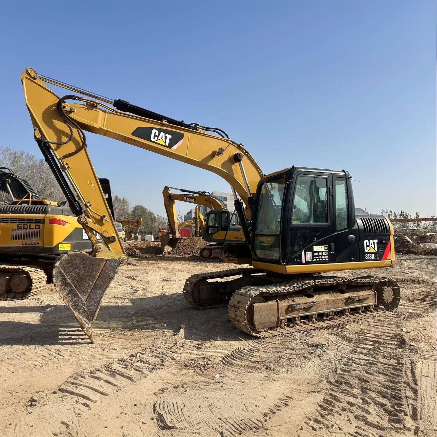 Used CAT 313D2L crawler excavator real inventory view 1