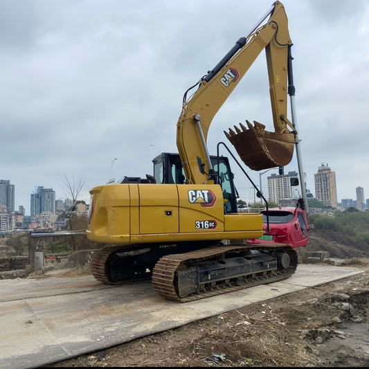 Used CAT 316GC crawler excavator real inventory view 1