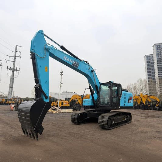 Used SANY SY215E crawler excavator real inventory view 1