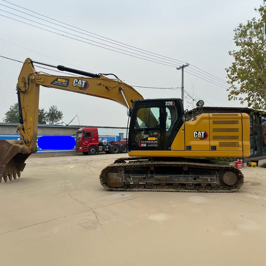 Used CAT 320 crawler excavator real inventory view 1