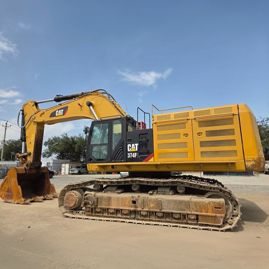 Used CAT 374FL crawler excavator real inventory view 1