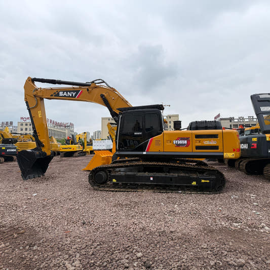 Used SANY SY365H crawler excavator real inventory view 1