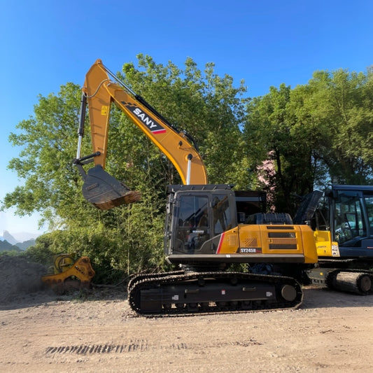 Used SANY SY245H PRO crawler excavator real inventory view 1