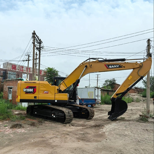 Used SANY SY200C PRO crawler excavator real inventory view 1