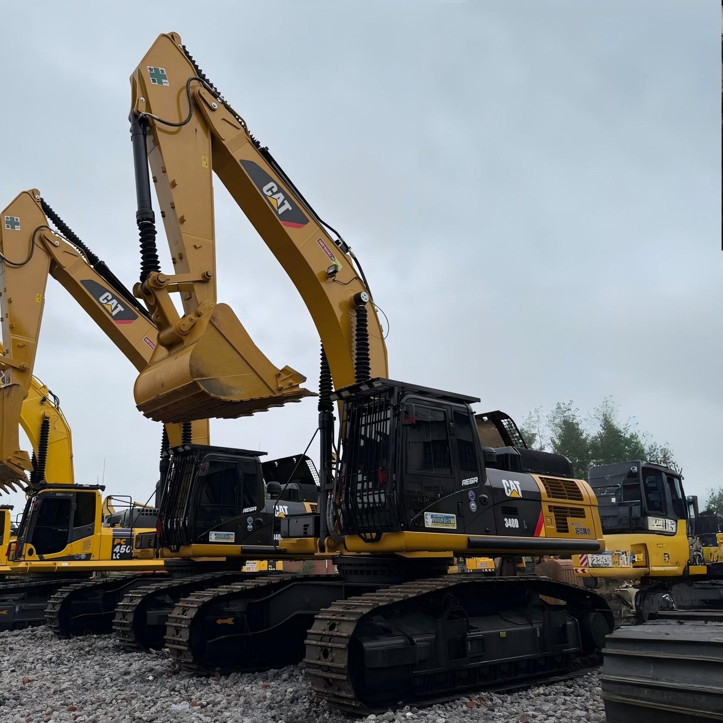 Used CAT 340DL crawler excavator real inventory view 1