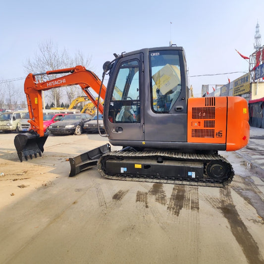 Used HITACHI ZX60C-6A crawler excavator real inventory view 1