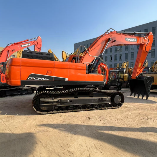 Used DOOSAN DX340LC crawler excavator real inventory view 1