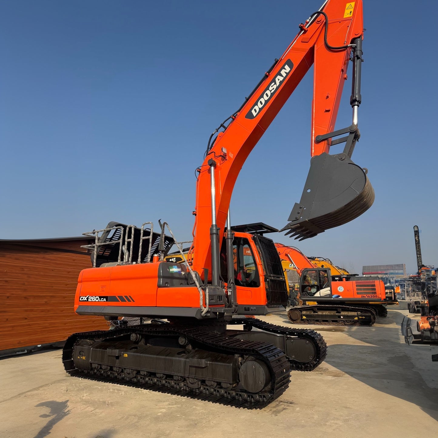 Used DOOSAN DX260LCA crawler excavator real inventory view 1