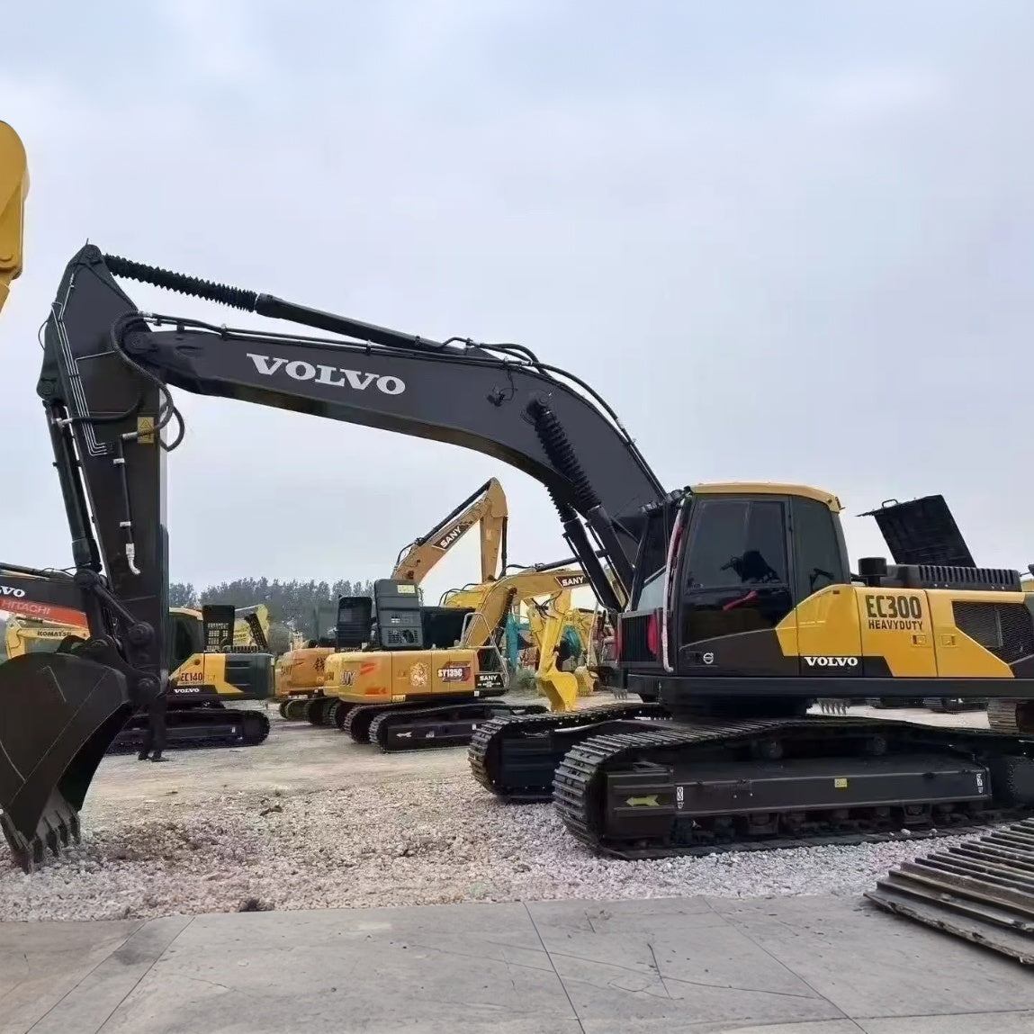 Used VOLVO EC300 crawler excavator real inventory view 1