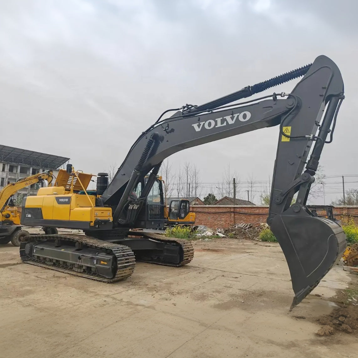 Used VOLVO EC380DL crawler excavator real inventory view 1