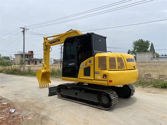 New Komatsu PC70-11M0 Excavator for Sale rear side view