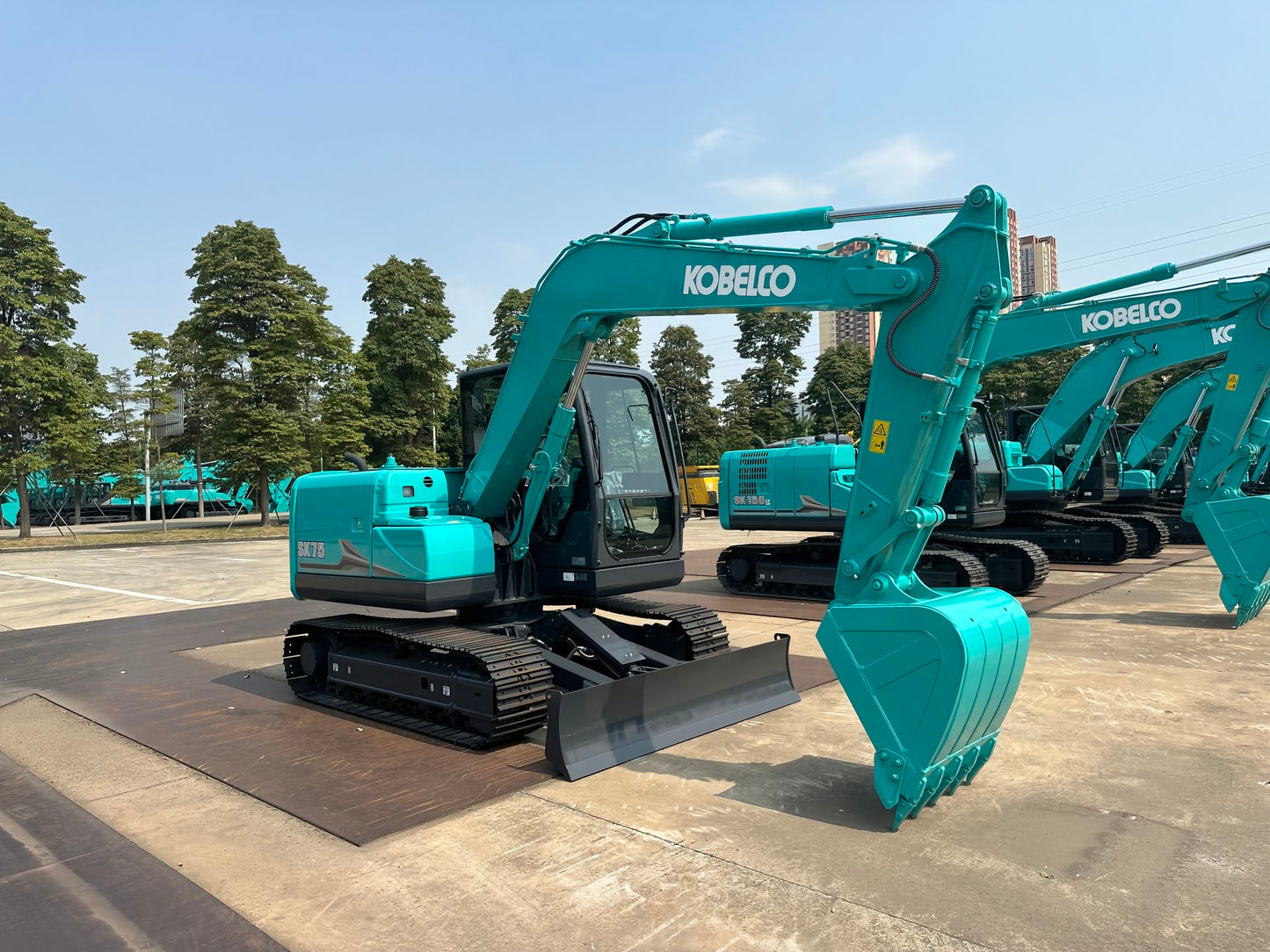 New Kobelco SK75-11 Excavator for Sale detail view